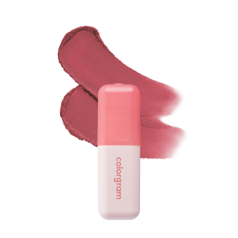 COLORGRAM NUDE BLUR TINT 06 LUCKY BERRY | Soft Velvet Matte Lip Stain & Cheek Tint | Lightweight Blurring Tint for a Smooth & Airbrushed Finish | 24H-image-OPC-PGNN7ZN-NEW