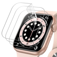 Ochraniacz ekranu JETech kompatybilny z Apple Watch SE 3/2/1 (2025/2022/2020) / seria 6 5 4 40mm TPU HD przezroczysta folia na całe pokrycie 3 szt.