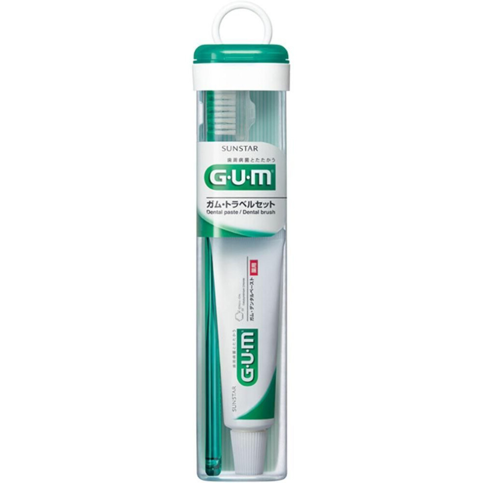 Sunstar G.U.M. Gum Travel Set 211M + Gum 25g for travel Toothbrushes for travel