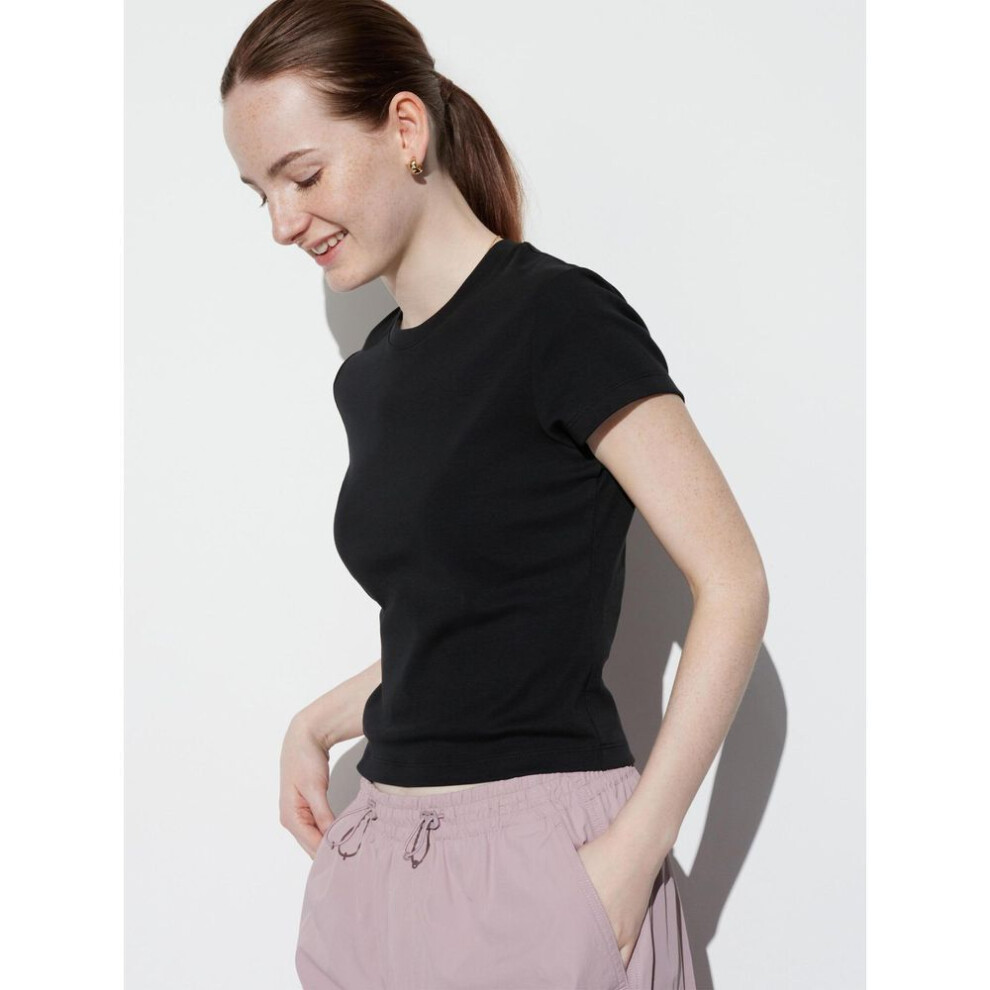 (09 BLACK/XL) Uniqlo Japan Mini T