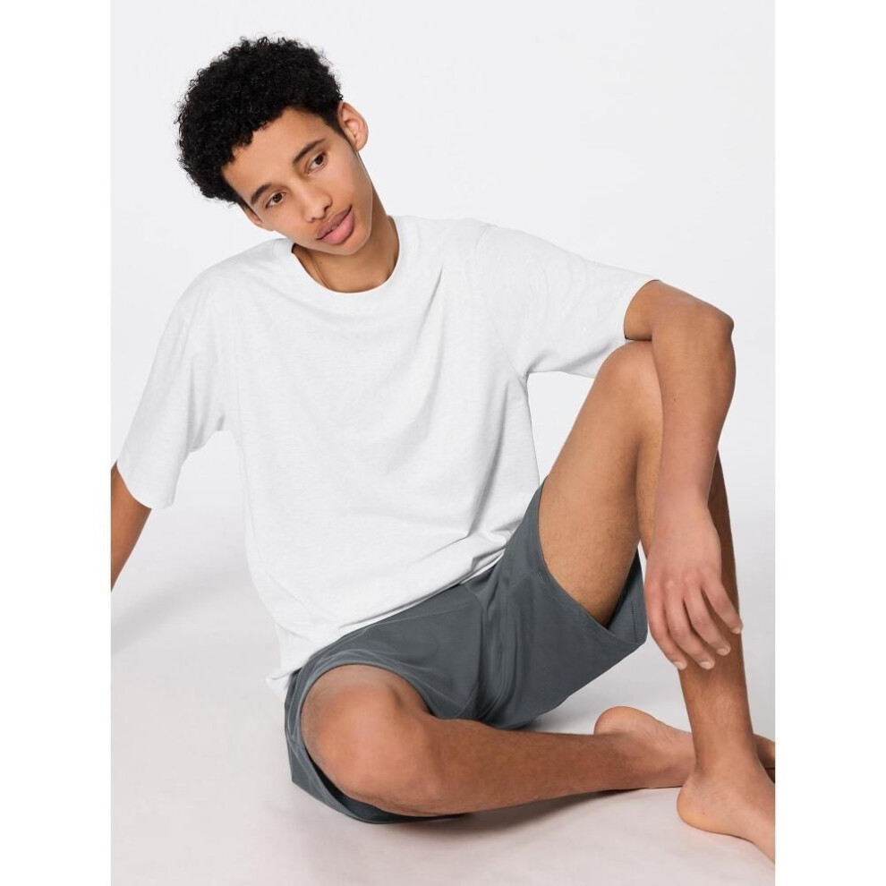 (01 OFF WHITE/L) Gu By Uniqlo Style Dry Oversize Set  Short Sleeve   Shorts