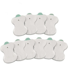 (As show, One size) 10 Pcs Electric Machine Therapy Pads Massager Electrode Pads Electronic Massager Pads Electrode Pads