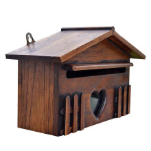 (As show, One size) Indoor Mail Holder Mail Box Tiny House Wall Mounted Decor Mailbox Farmhouse