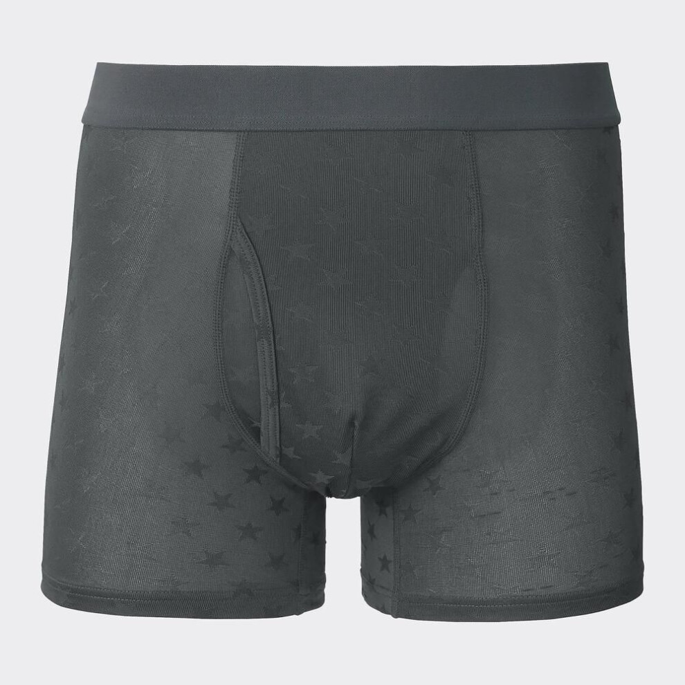 (07 GRAY/M) Gu By Uniqlo Style Dry Boxer Shorts  Star