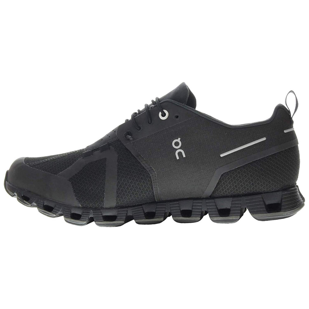 On Women's Cloud Waterproof Sneakers  Black/Lunar  6.5 Medium US