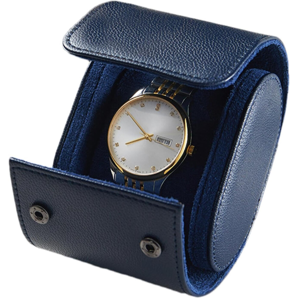 (A) Roll Travel Case - Compact Travel Case Roll Organizer | Carry Case Display Case with Removable Pillow for Watches Jewelry