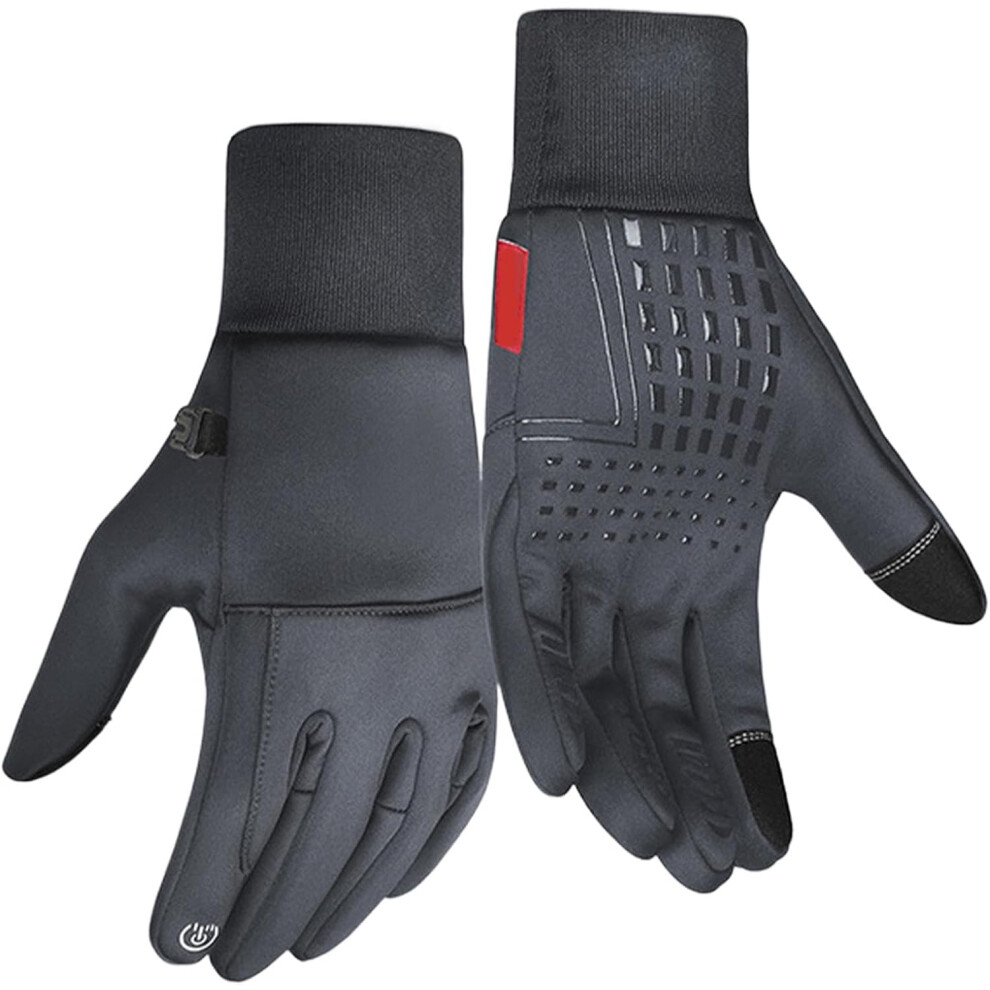 (F, Xl) Windproof Cycling Gloves,Touchscreen Thermal Cycling Gloves | Windproof Cuffs Winter Biking Gloves For Cold Weather Women Thermal Gloves Not,Specified