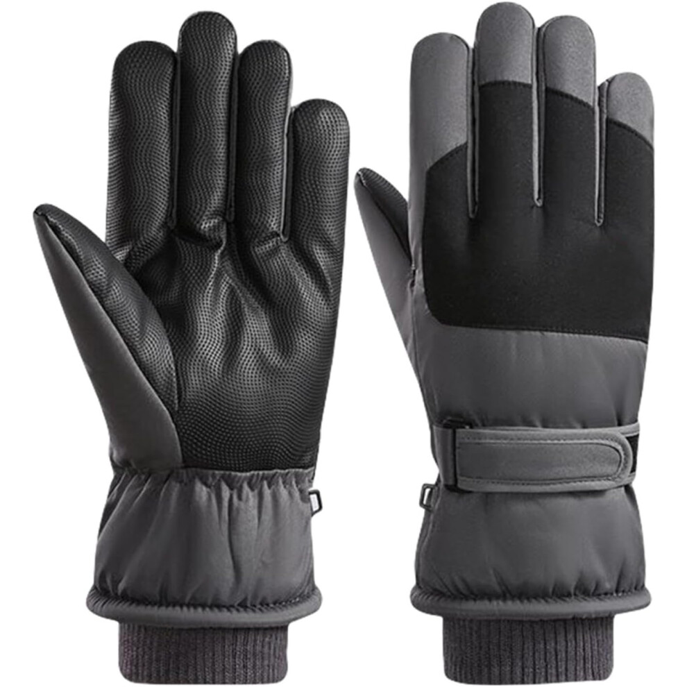 (Men's style) Womens Gloves For Cold Weather, Waterproof Winter Gloves Warm Touchable Screen Ski Gloves, Cold Weather Gloves, Skiing Accessories for S