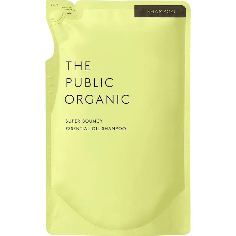 TOKYO COMPOSITE The Public Organic Super Bouncy DM Shampoo Refill 400mL Shampoo/conditioner (premium) After spreading the contents on your palms, plac