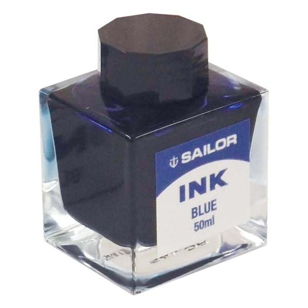 (blue) Sailor Fountain Pen Fountain Pen Bottle Ink 50ml