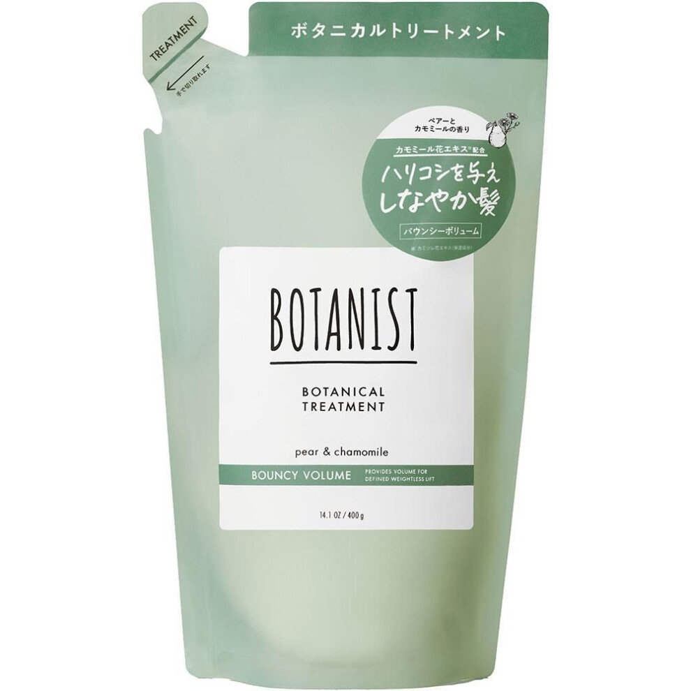 I-ne Botanist Botanical Treatment Bouncy Volume (refill) 400g Shampoo/conditioner (premium) To Refill: 1. Wash The Bottle Container And Pump, And Dry
