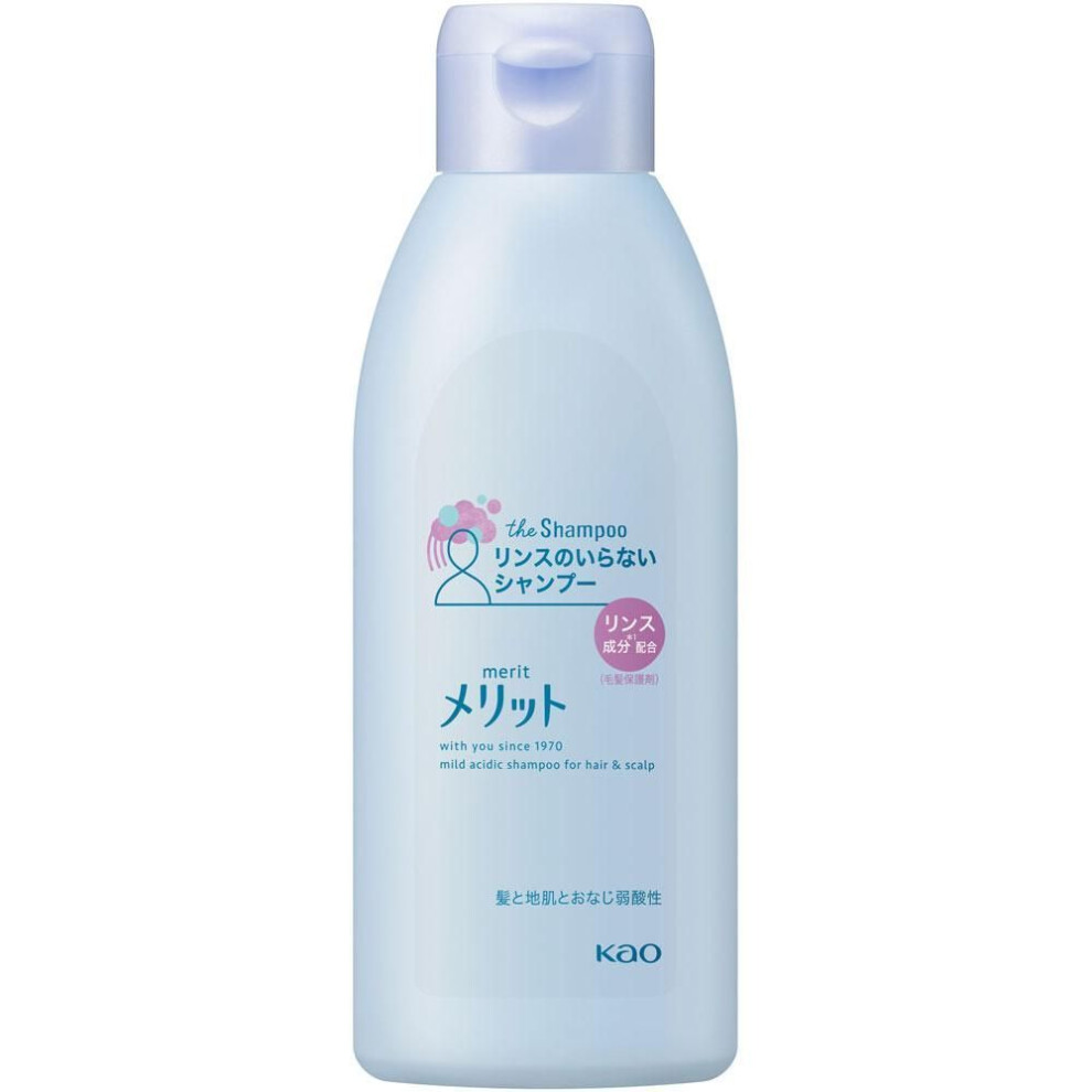 KAO Merit Shampoo without Rinse Regular 200ml (Quasi-drug) Shampoo and Conditioner (Skin Care) Wash in the same way as you normally use shampoo, and r
