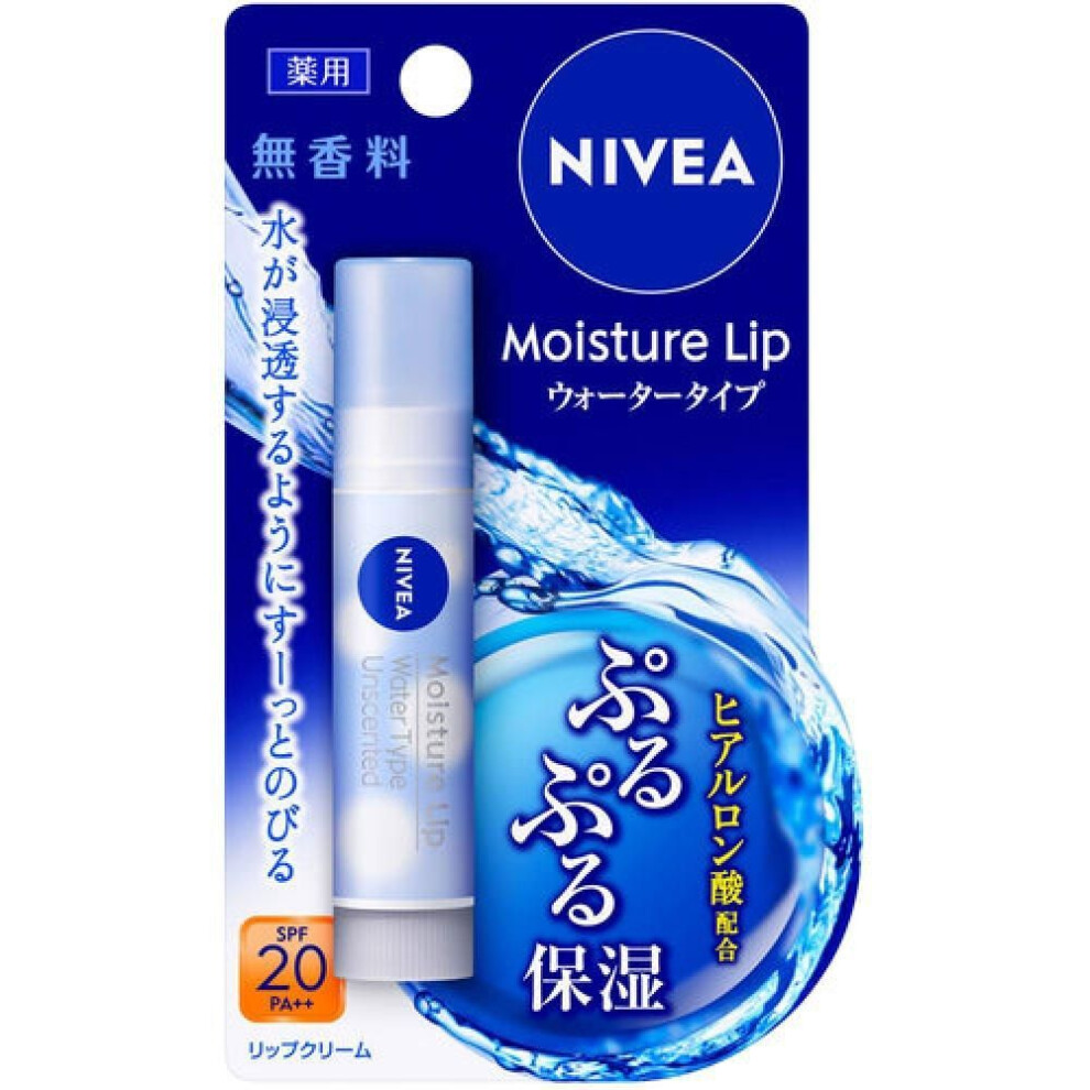 Nivea Moisture Lip Water Type Fragrance Free 3.5g