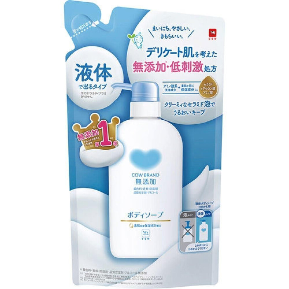 Cow Brand Additive Free Body Soap  Refill  380ml