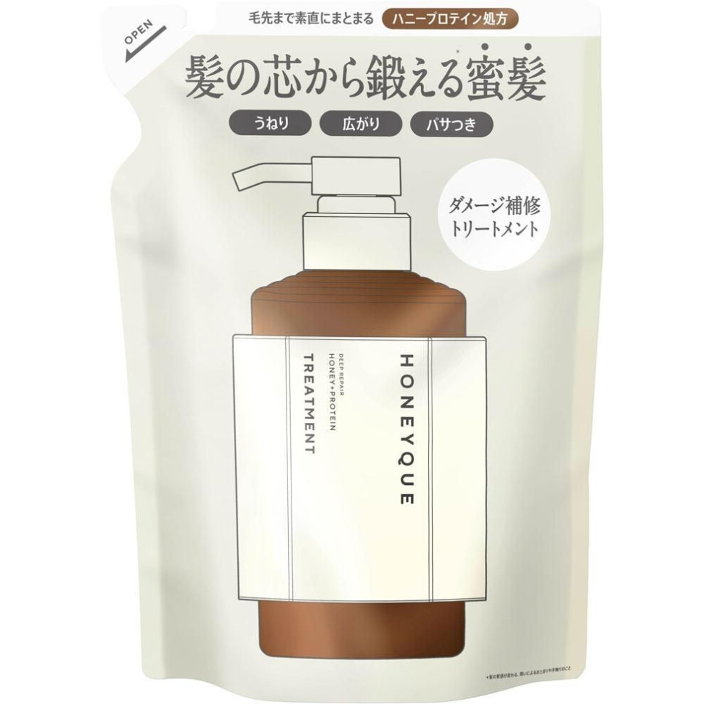 Bottle Works Co. Honeyeek Deep Repair Treatment Moist Replacement 400mL Other (check locks, tongue cleaners, etc.) Shampoo/conditioner (premium) After