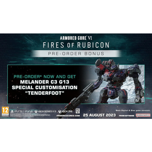 Bandai Armored Core VI Fires of Rubicon - Launch Edition PS4 Game 2