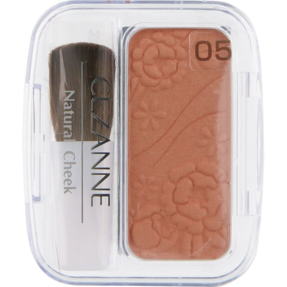 Cezanne Sezanne Natural Blush N 05 Beige-orange 3.6g Skin Makeup Apply To The Cheeks With A Brush. Skin Makeup