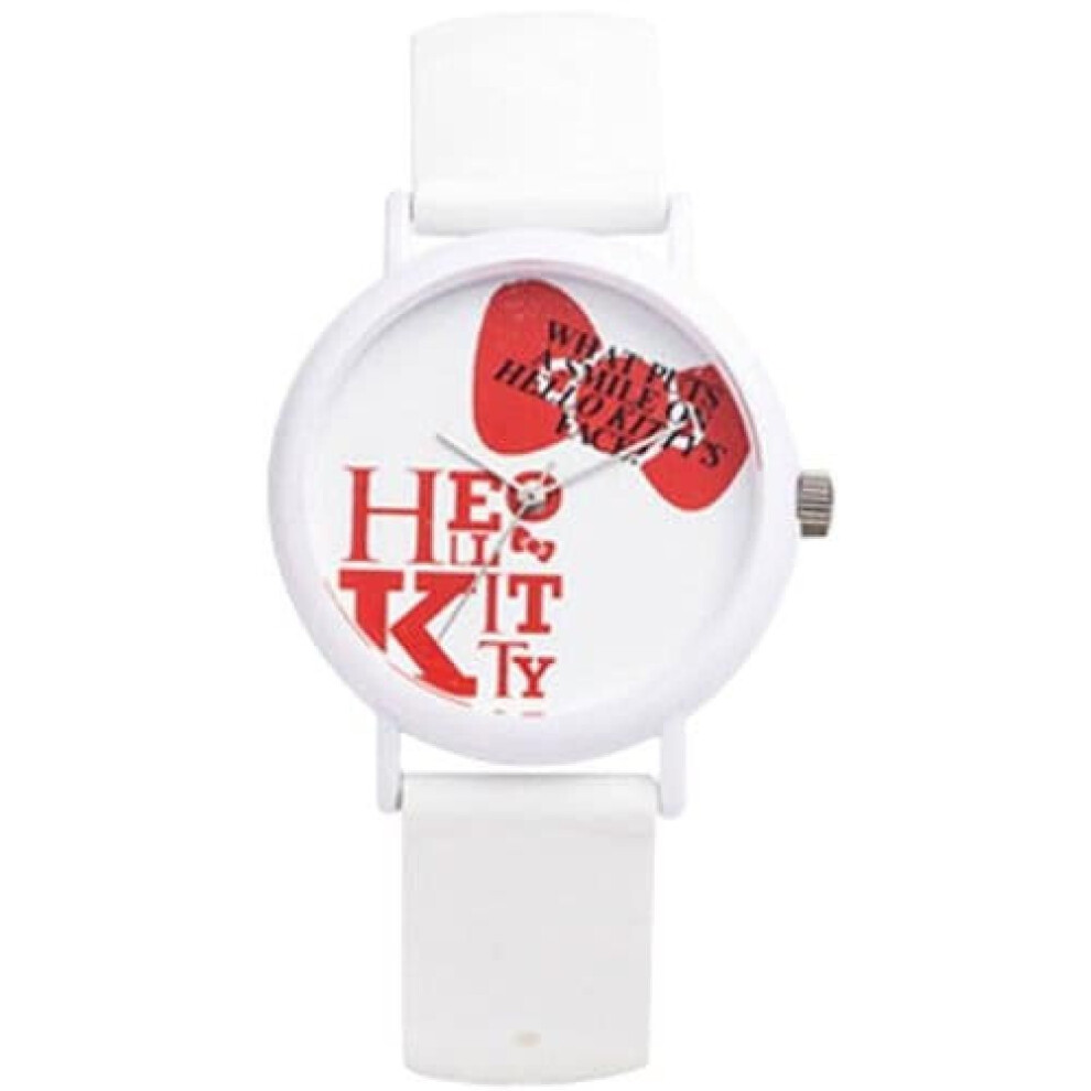 Kaoru Kaoru004kw [watch Kaoru X Hello Kitty Typo Collection uniseX Silicon Band White  Vanilla Fragrance ]