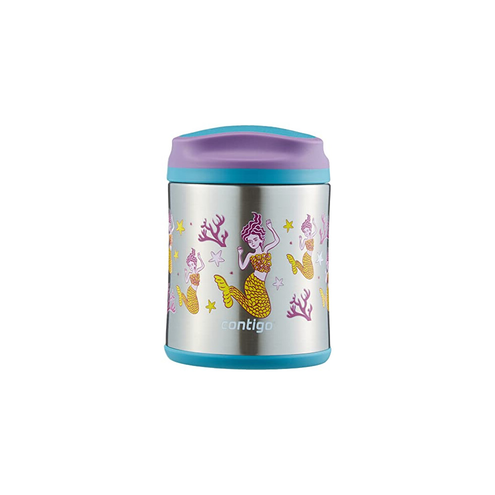 Contigo Food Jar; stainless steel vacuum-insulated container for soup, veggies or fruit; 100% leak-proof; kids? lunch box; hot for up to 6 hours, cold