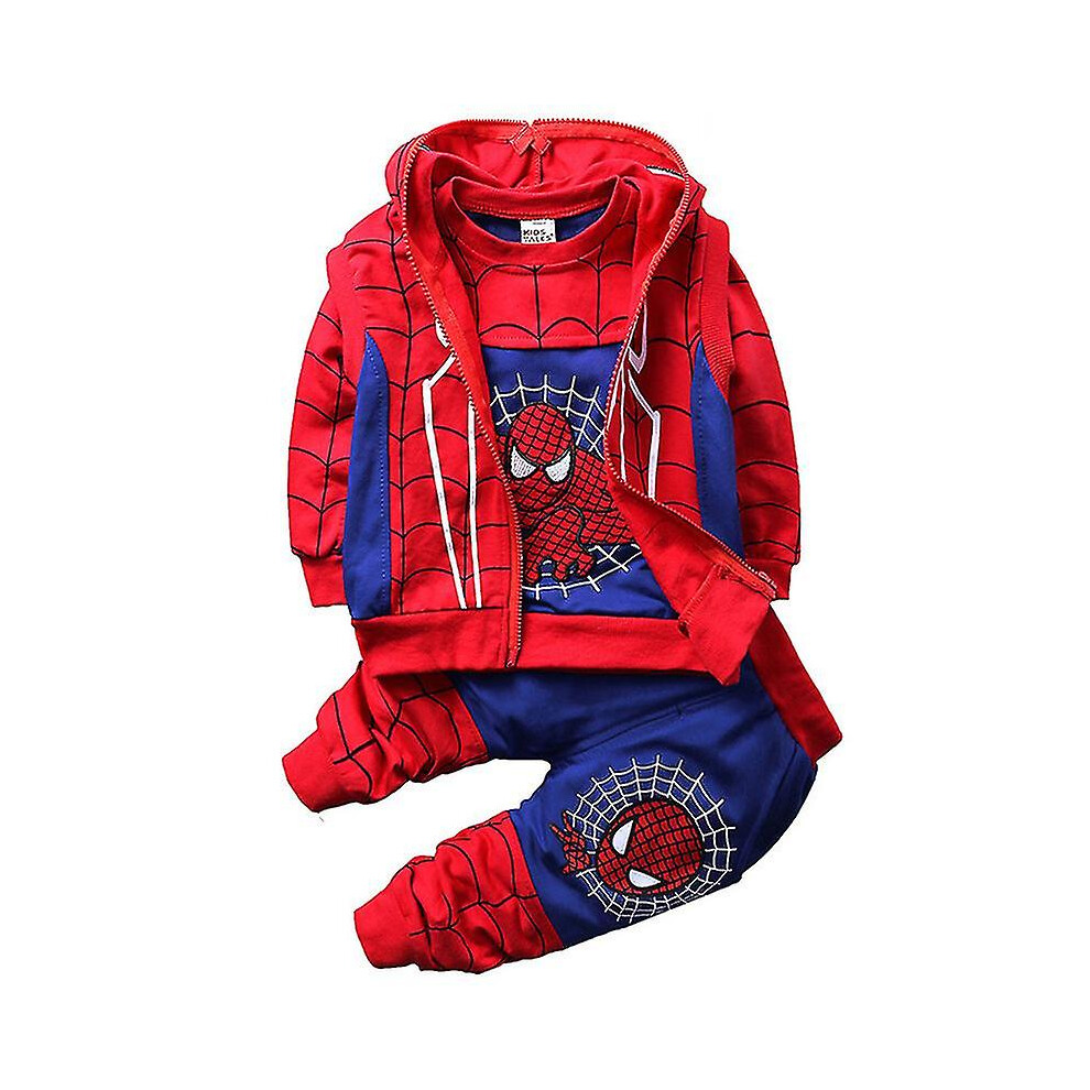 Kids Boys Tracksuit Hooded Full Zip Sweatshirt Pullover Pants Outfits