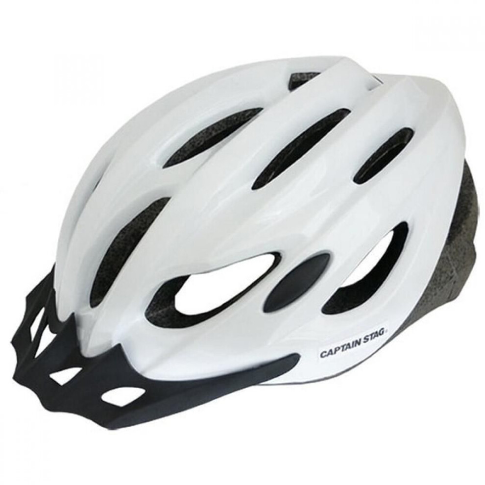 Captain Stag Y 6518 [bicycle Helmet Vento  Vent  Soft Shell Xl Size  Approx. 60 64 Cm  White]