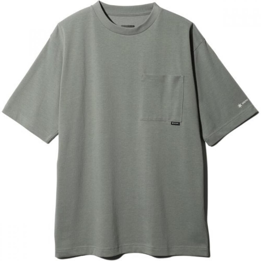 Snow Peak Sp Pocket Tshirt Spe Ts 23au001 Gy Medium [outdoor Cut Sew Mens]