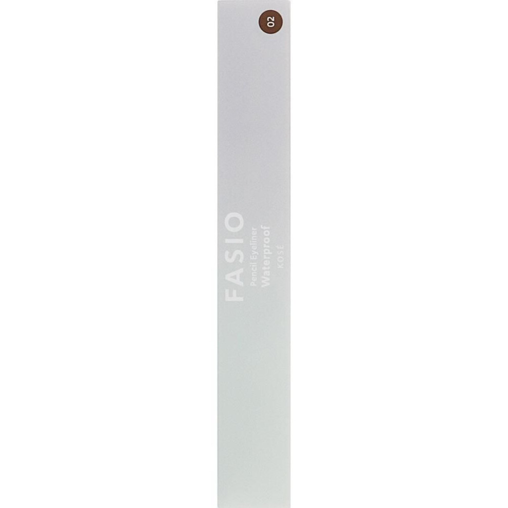 Facio Kose Online Pre Sale Fasio Pencil Eyeliner 02 Brown 0.1g