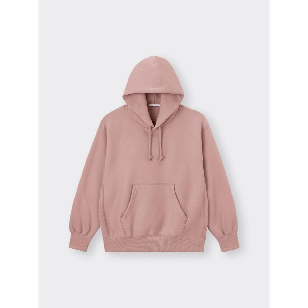 (32 BEIGE/M) Gu By Uniqlo Heavyweight Sweat Hoodie  Long Sleeve  +os  Us Specification