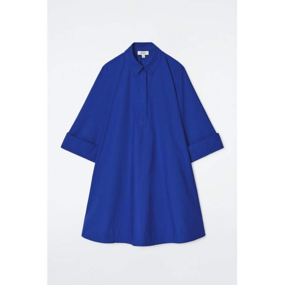 (cobalt blue/38) Cos Japan A Line Shirt Dress
