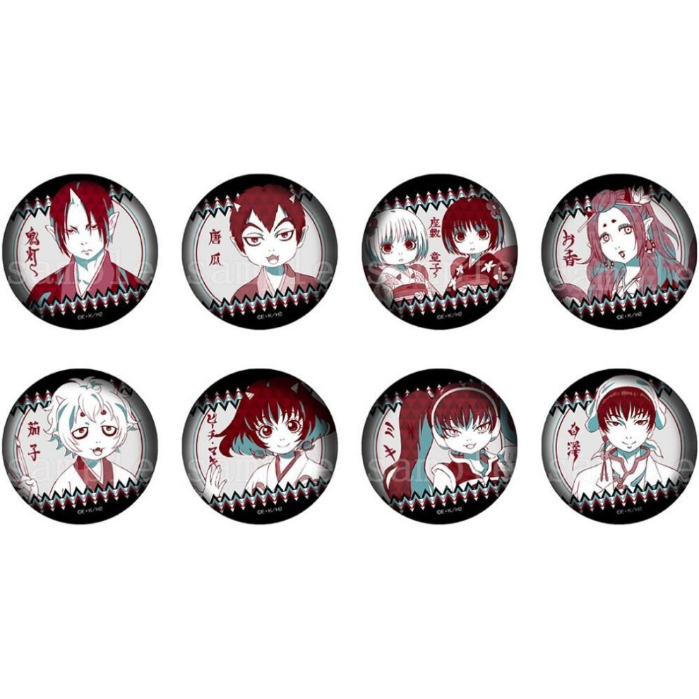 Hoozuki No Reitetsu Aforce X Dragon Horse Hoozuki No Reitetsu Can Badge 1box 8pcs
