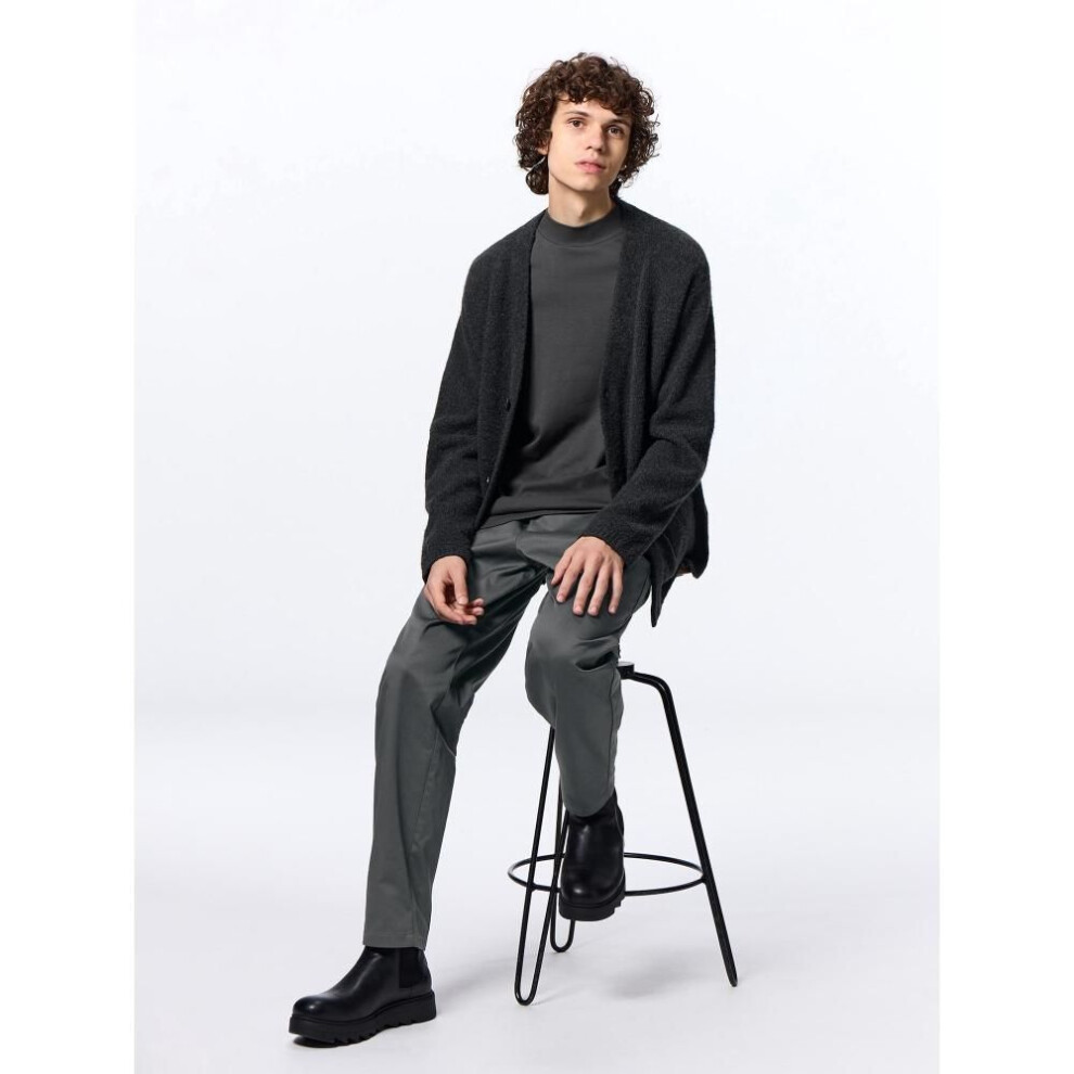 (09 BLACK/M) Gu By Uniqlo Chef Pants+ec  76.0 Cm Long