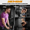 DASKING Ergonomic Triceps Rope Pull Down Attachment, Tricep Rope LAT Pulldown Cable Machine Attachments, Non-slip Rubber Grip for Triceps Exercise, 3