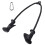 DASKING Ergonomic Triceps Rope Pull Down Attachment, Tricep Rope LAT Pulldown Cable Machine Attachments, Non-slip Rubber Grip for Triceps Exercise, 1