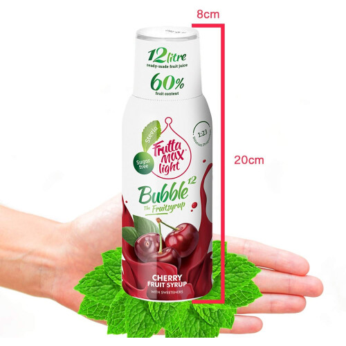 2 Pack - FruttaMax Apple Plum Cinnamon Syrup | Less Sugar | 60% Real Fruit Concentrate | Suitable for soda Machine 2x500ml 2
