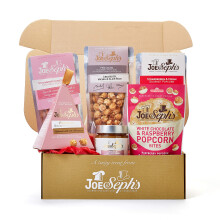 Joe & Seph's Popcorn Pamper Gift Box (1 unit)| gourmet popcorn, Chocolate Popcorn Bites and Caramel Sauce | Vegetarian Friendly | Gluten Free | for