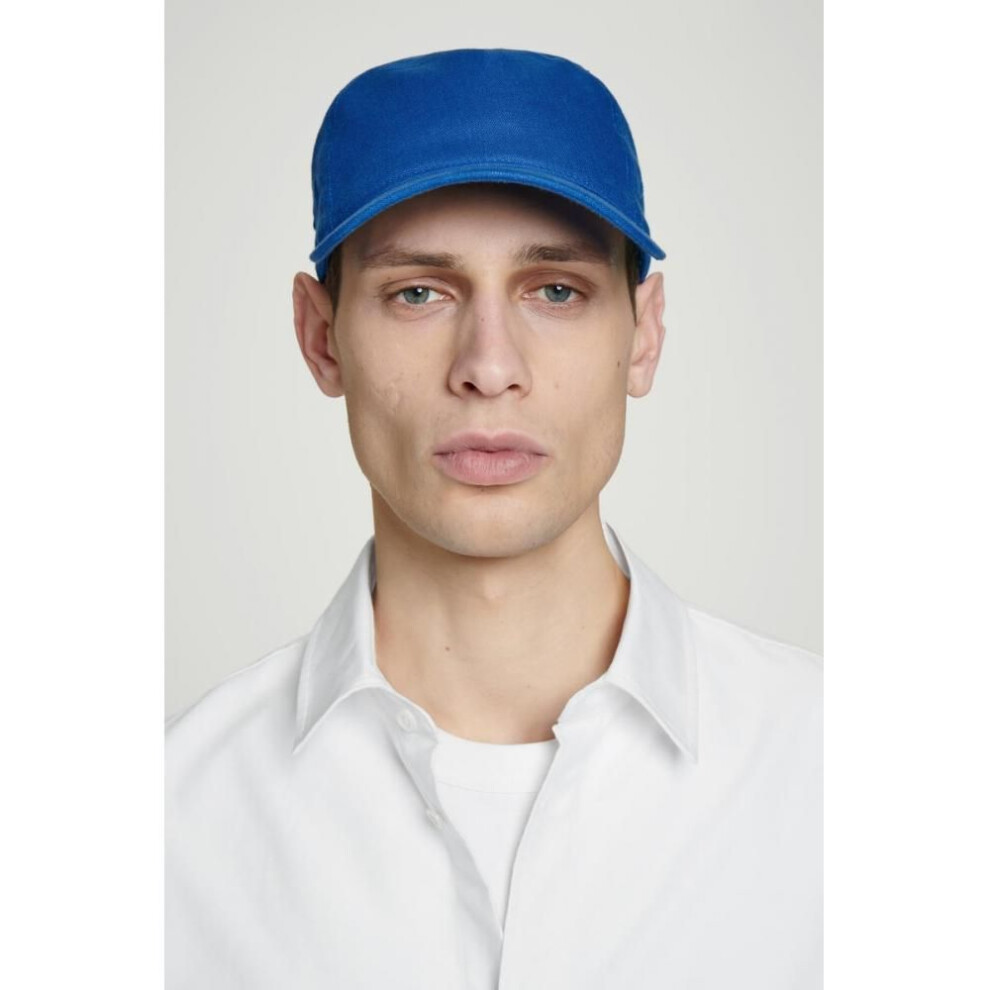 (cobalt blue/L/XL) Cos Japan Linen Baseball Cap