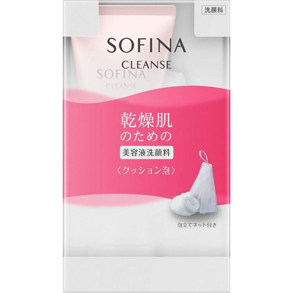 Kao Sofina Sofina Facial Cleanser For Dry Skin [serum] 120g Facial Cleanser (tube) Sofina Face Wash After Thoroughly Moistening The Foaming Net, Pour