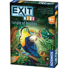 Thames & Kosmos EXIT: Kids - Jungle of Riddles, Escape Room Card Game, Family Games for Game Night, Board Games for Adults and Kids, For 1 to 4