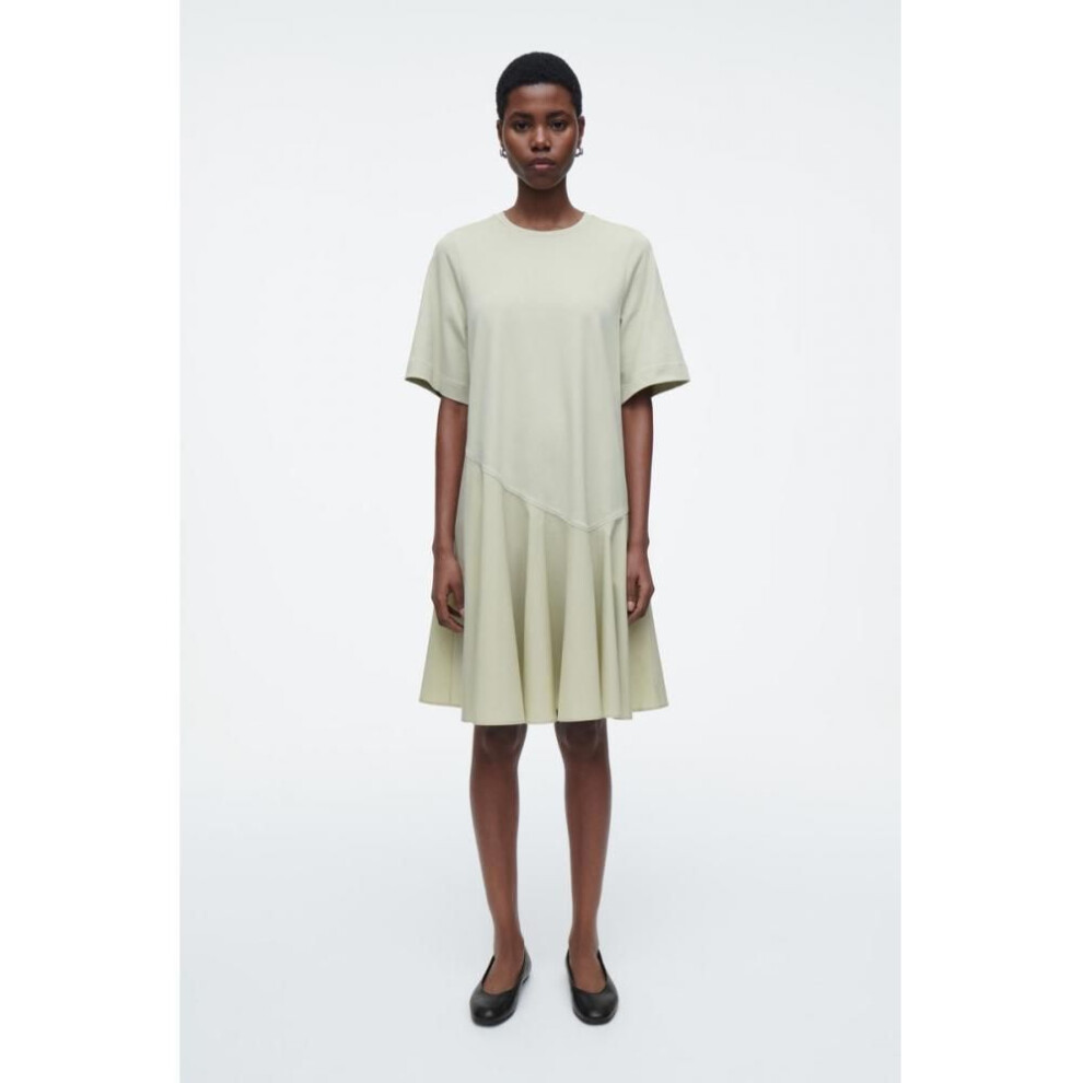 (pistachios/L) Cos Japan Asymmetric Mini T Shirt Dress