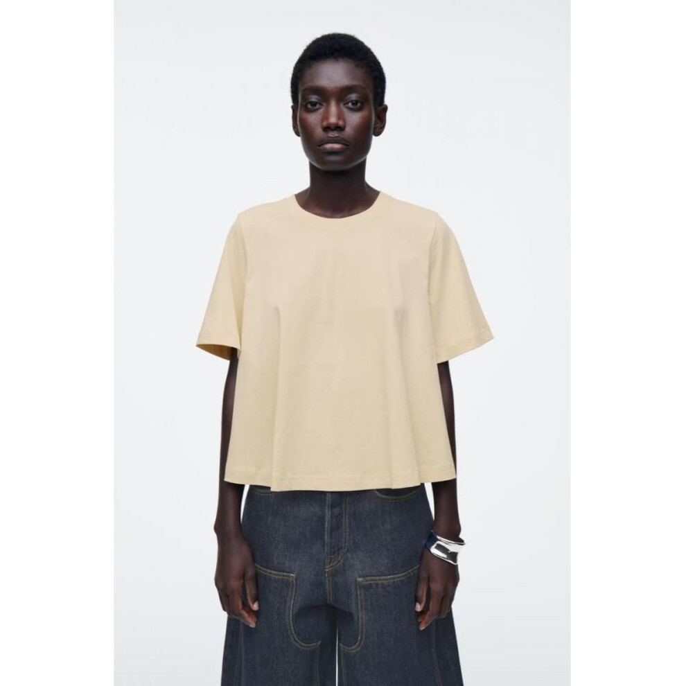 (butter yellow/S) Cos Japan Oversized Trapeze T shirT
