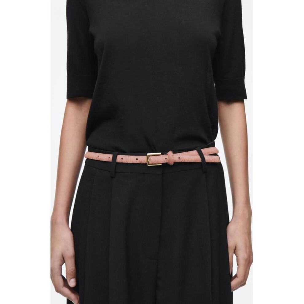 (Pink/XS/S) Cos Japan Skinny Pony Hair Belt