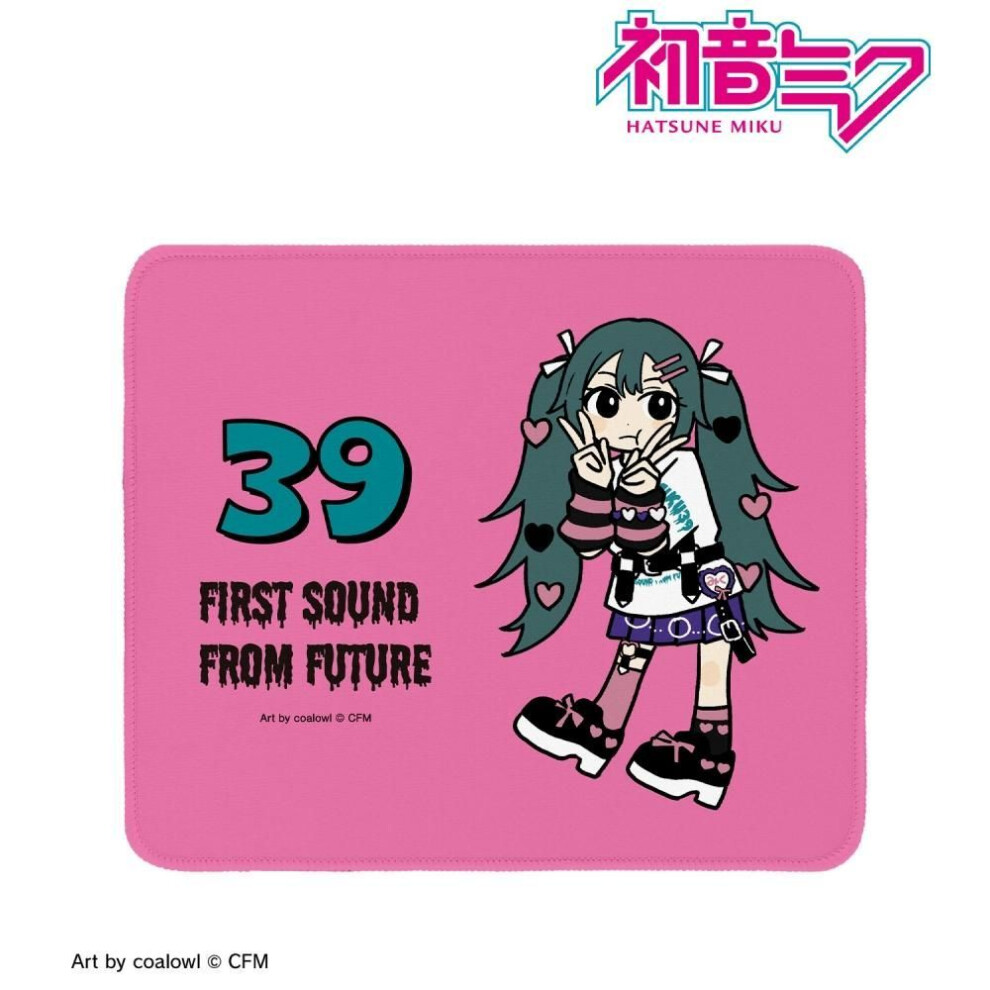 Vocaloid Hatsune Miku  Newly Drawn Hatsune Miku HeArt Deformation Ver. Art By Coalowl Mouse Pad Ver.b