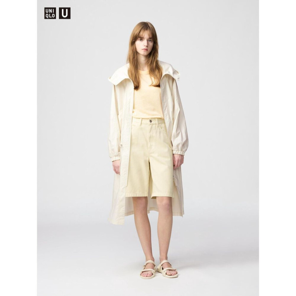 (31 BEIGE/27) Uniqlo Japan Denim Bermuda Shorts