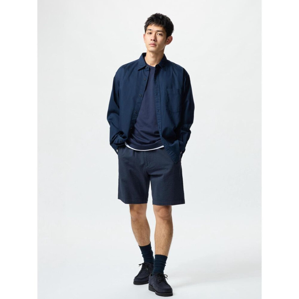 (69 NAVY/4XL) Uniqlo Japan Stretch Easy Shorts