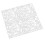 (White)12pc hanging,folding,Room Hollow Carving Divider Screen Square 8