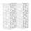 (White)12pc hanging,folding,Room Hollow Carving Divider Screen Square 1