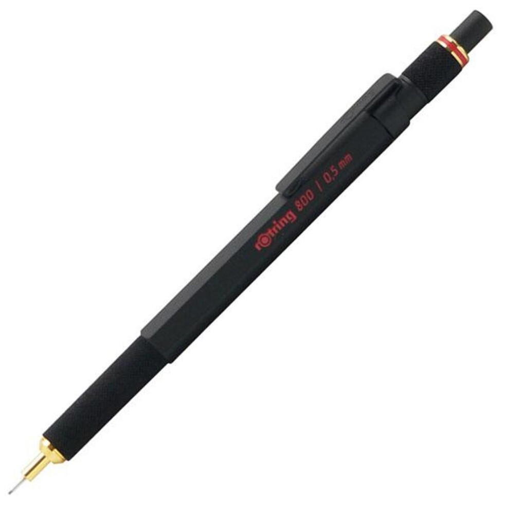 (Black) Rottling Rotring 800 Mechanical Pencil 0.5 Mm