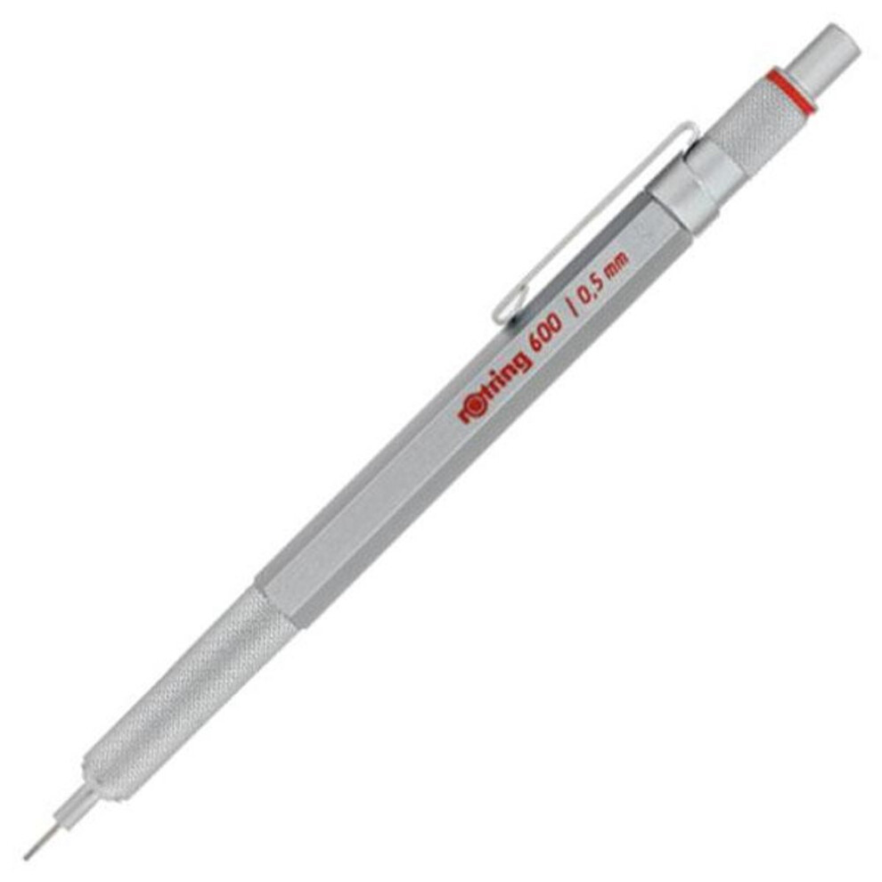 (Silver) Rottling Rotring 600 Mechanical Pencil 0.7 Mm