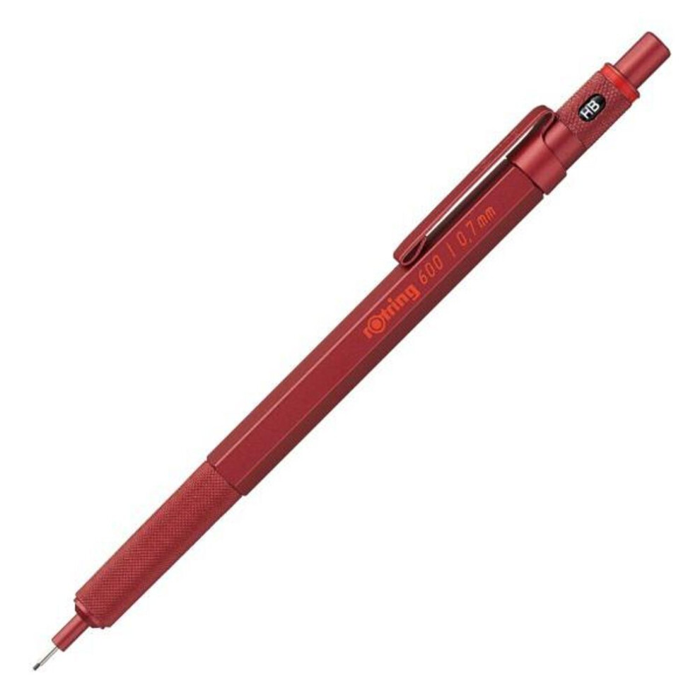(mudder red) Rottling Rotring 600 Mechanical Pencil 0.7 Mm