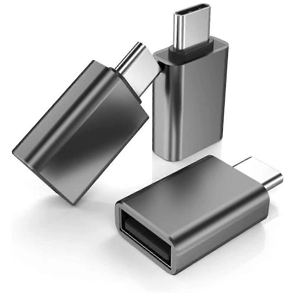 Usb C To Usb Adapter 3-Pack, Type C Male To Usb A 3.0 Female Adapter, Thunderbolt 3 4 Otg Adapter For Macbook Pro 9359370663676